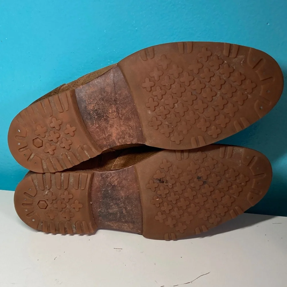 Timberland Boot Company Mens Size 9 Brown Suede Lace Up Oxfords